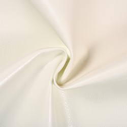 Ткань Дерматин (Кожзам) для мебели, цвет Белый (на отрез)  в Салехарде