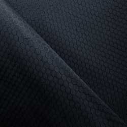 Ткань Оксфорд 300D PU Рип-Стоп СОТЫ, цвет Черный (на отрез)  в Салехарде