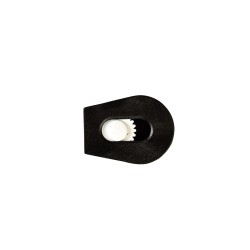 Зажим для шнура 4 мм KL цвет Чёрный + Белый (поштучно)  в Салехарде