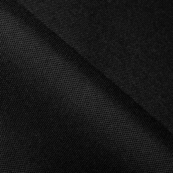 Ткань Оксфорд 600D PU, Черный (на отрез)  в Салехарде