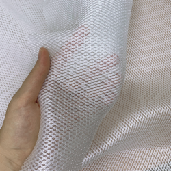 Сетка 3D трехслойная Air mesh 160 гр/м2, цвет Белый (на отрез)  в Салехарде