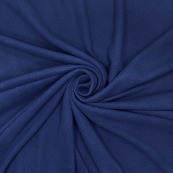 Флис Односторонний 130 гр/м2, цвет Темно-синий (на отрез)  в Салехарде