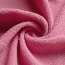Флис Односторонний 130 гр/м2, цвет Розовый (на отрез)  в Салехарде