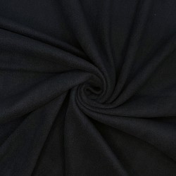 Флис Односторонний 130 гр/м2, цвет Черный (на отрез)  в Салехарде