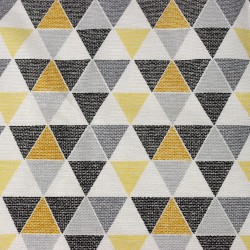 Интерьерная ткань Дак (DUCK), принт &quot;Малые Треугольники&quot; (на отрез)  в Салехарде