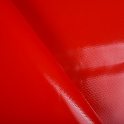 Ткань ПВХ 450 гр/м2, Красный (на отрез)  в Салехарде