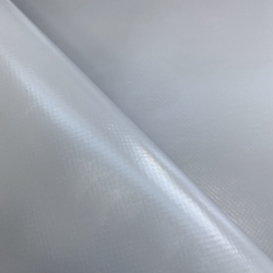 Ткань ПВХ 450 гр/м2, Серый (Ширина 160см), на отрез  в Салехарде