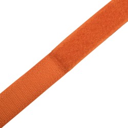 Контактная лента 25мм цвет Оранжевый (велькро-липучка, на отрез)  в Салехарде
