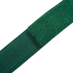 Контактная лента 40мм (38мм)  Зелёный (велькро-липучка, на отрез)  в Салехарде