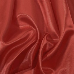 Ткань Атлас-сатин, цвет Красный (на отрез)  в Салехарде