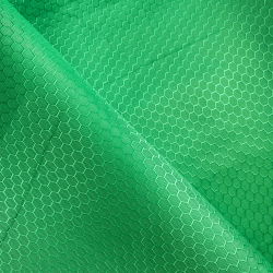 Ткань Оксфорд 300D PU Рип-Стоп СОТЫ, цвет Зелёный (на отрез)  в Салехарде
