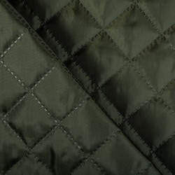 Стеганая подкладочная ткань с синтепоном (100гр/м2), цвет Хаки (на отрез)  в Салехарде